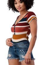 TIE DYE FRONT TWISTED CAMI TOP