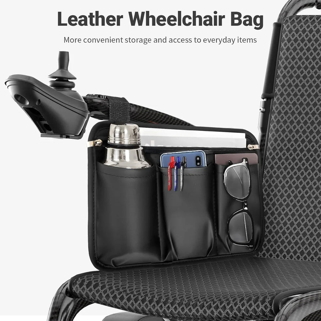 Carbon Fiber Foldable Electric Wheelchair – 28 lbs, 28-Mile Range