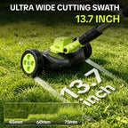 🔥Summer Sale-Cordless 3-in-1 Lawn Mower Tool,21V Cordless Lawn Mower Trimmer