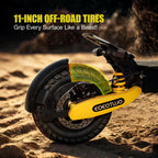 1200W Long Range Adult Electric Scooter,40 Miles Range,28 MPH Speed,11-Inch Pneumatic Tires,Dual Suspension,330 lbs Load Capacity