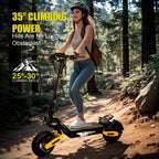 1200W Long Range Adult Electric Scooter,40 Miles Range,28 MPH Speed,11-Inch Pneumatic Tires,Dual Suspension,330 lbs Load Capacity