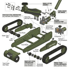 Tank Tough 3 Ton Floor Jack - TT2023-1
