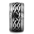 Men Stainless Steel Epoxy Rings TK2239
