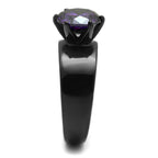 Women Stainless Steel Cubic Zirconia Rings TK2999
